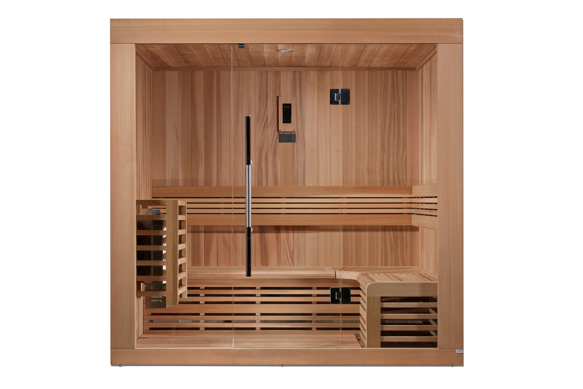 Golden Designs "Copenhagen" 3 Person Traditional Sauna 360 Fitness