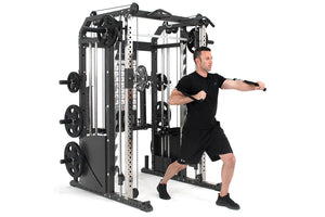 Warrior 701 All-in-One Power Rack Functional Trainer Cable Crossover Home Gym w/ Smith Cage (SALE)