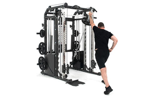 Warrior 701 All-in-One Power Rack Functional Trainer Cable Crossover Home Gym w/ Smith Cage (SALE)