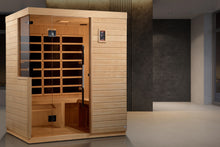 Load image into Gallery viewer, Golden Designs &quot;Bilbao&quot; 3-Person Ultra Low EMF FAR Infrared Sauna
