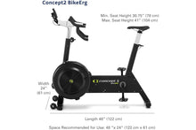 Load image into Gallery viewer, Concept2 BikeErg Exercise Bike (🪂NEW ITEM)
