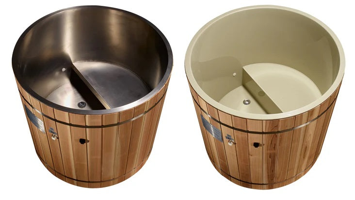 Dynamic Cold Therapy Pacific Cedar Barrel (Marine-Grade 316 Stainless Steel Interior)