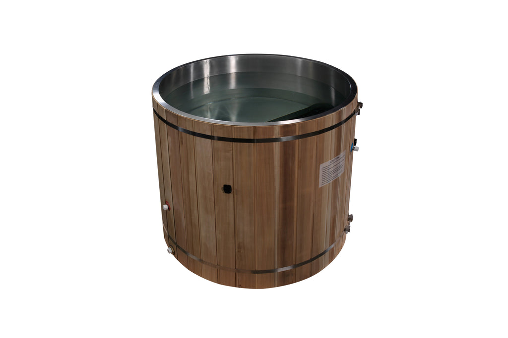 Dynamic Cold Therapy Pacific Cedar Barrel (Marine-Grade 316 Stainless Steel Interior)