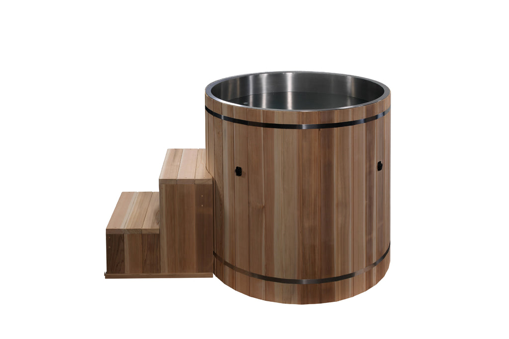 Dynamic Cold Therapy Pacific Cedar Barrel (Marine-Grade 316 Stainless Steel Interior)