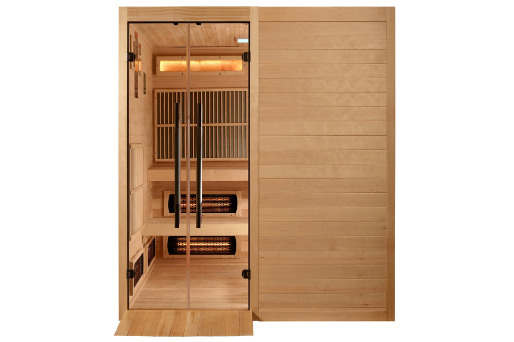 Golden Designs 2025 "Toledo" 6-Person Indoor Hybrid Sauna