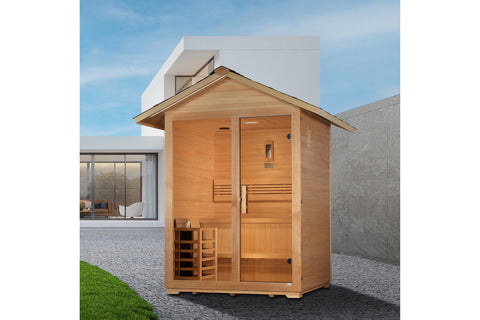 Golden Designs "Arlberg" 3 Person Traditional Outdoor Sauna