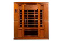 Load image into Gallery viewer, Golden Designs &quot;Bergamo&quot; 4-Person Low EMF FAR Infrared Sauna (Wheelchair Accessible)
