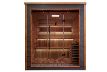 Load image into Gallery viewer, Golden Designs &quot;Bergen&quot; 6-Person Outdoor-Indoor Traditional Sauna
