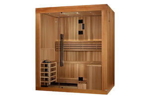 Golden Designs "Copenhagen" 3 Person Traditional Sauna