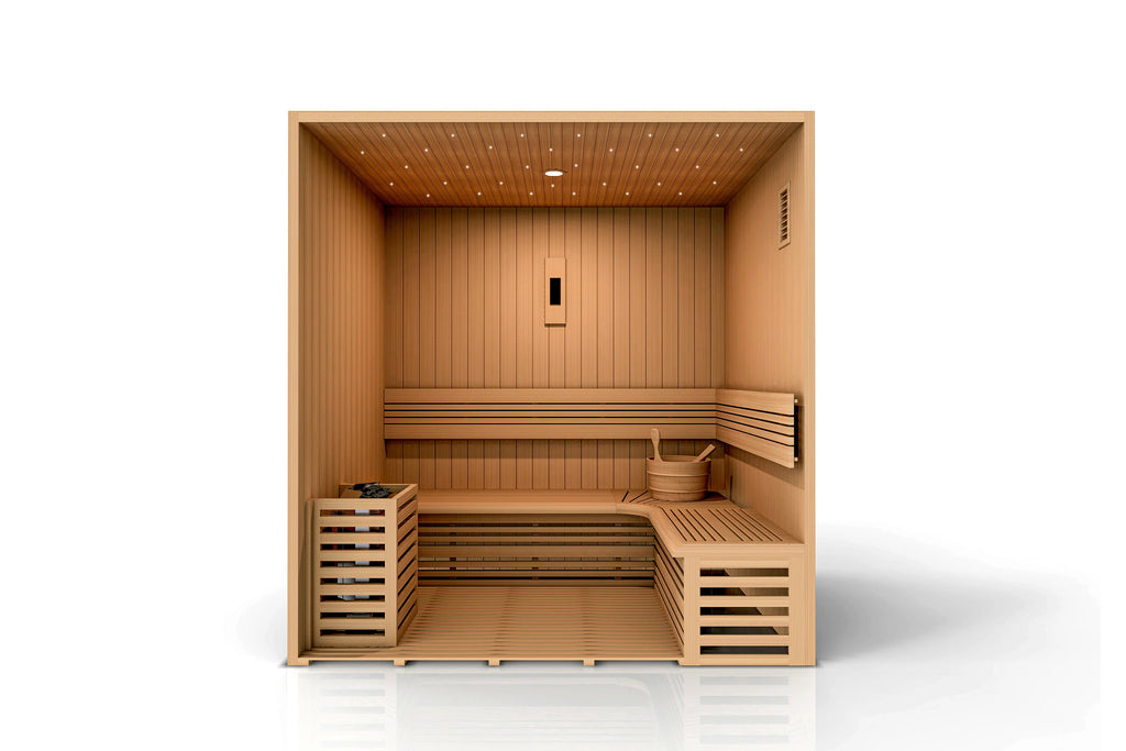 Golden Designs "Copenhagen" 3 Person Outdoor/Indoor Traditional Sauna