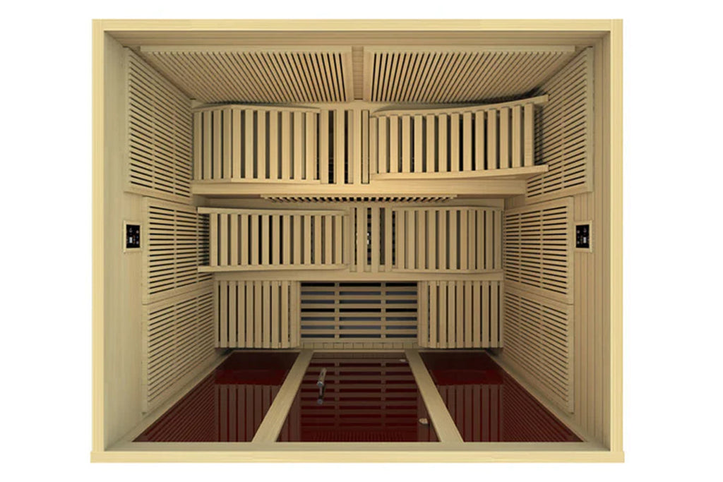 Dynamic "Monaco Elite " 6-Person Ultra Low EMF Far Infrared Sauna