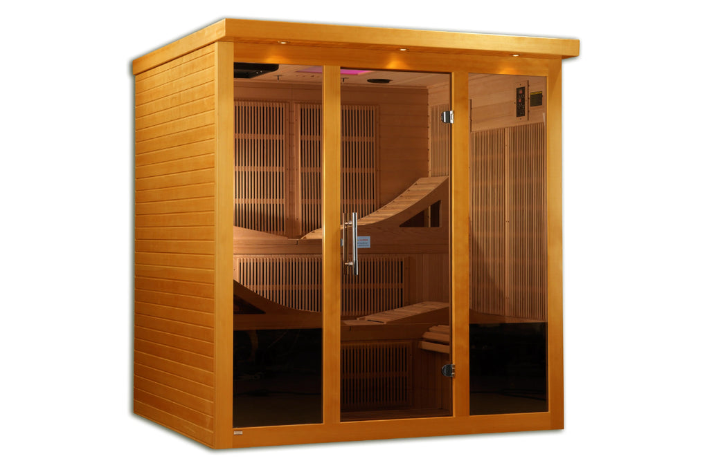 Dynamic "Monaco Elite " 6-Person Ultra Low EMF Far Infrared Sauna