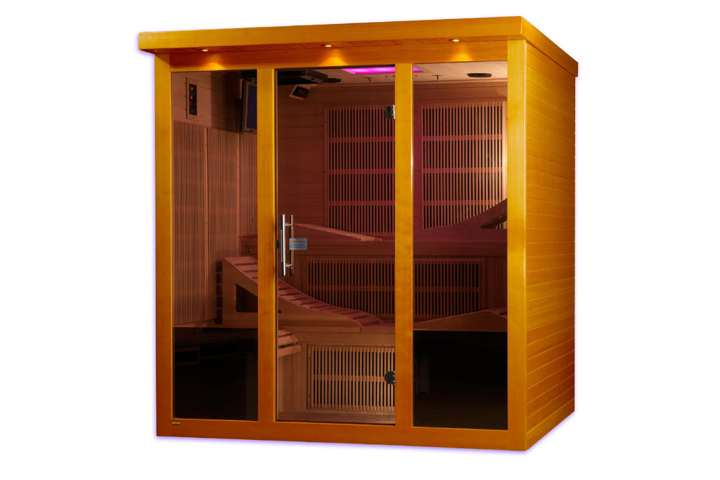 Dynamic "Monaco Elite " 6-Person Ultra Low EMF Far Infrared Sauna