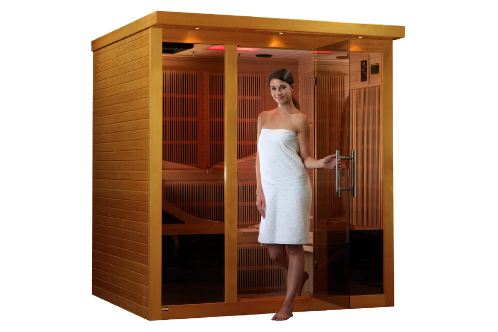 Dynamic "Monaco Elite " 6-Person Ultra Low EMF Far Infrared Sauna