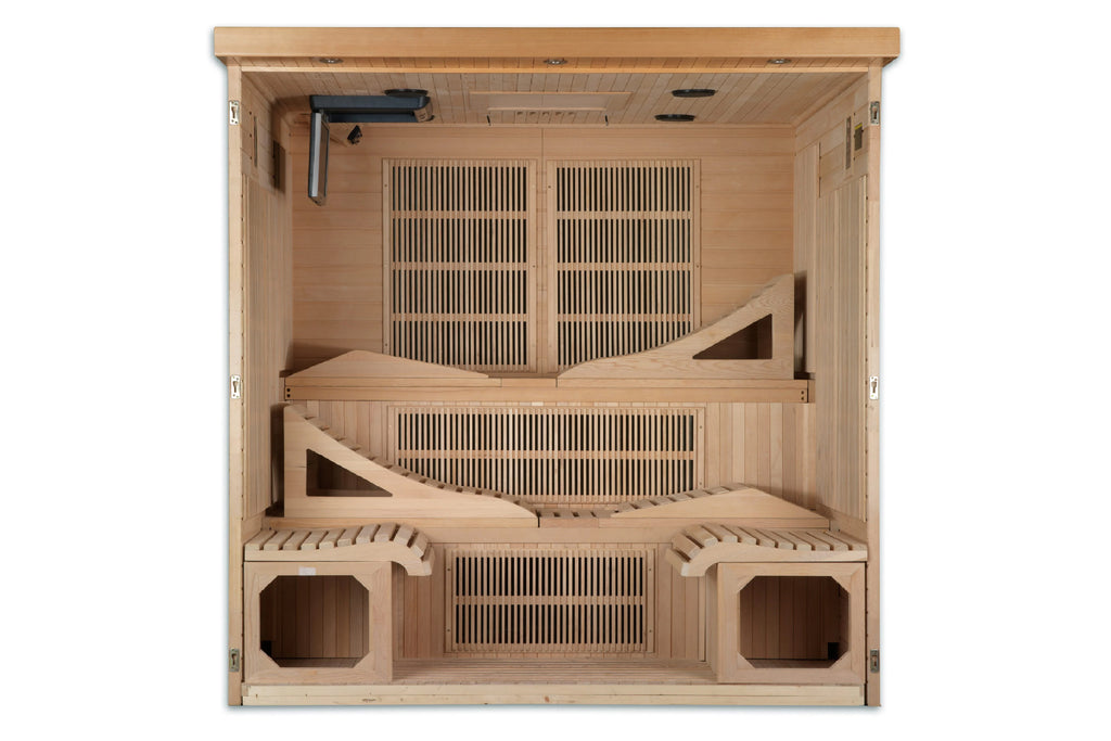 Dynamic "Monaco Elite " 6-Person Ultra Low EMF Far Infrared Sauna