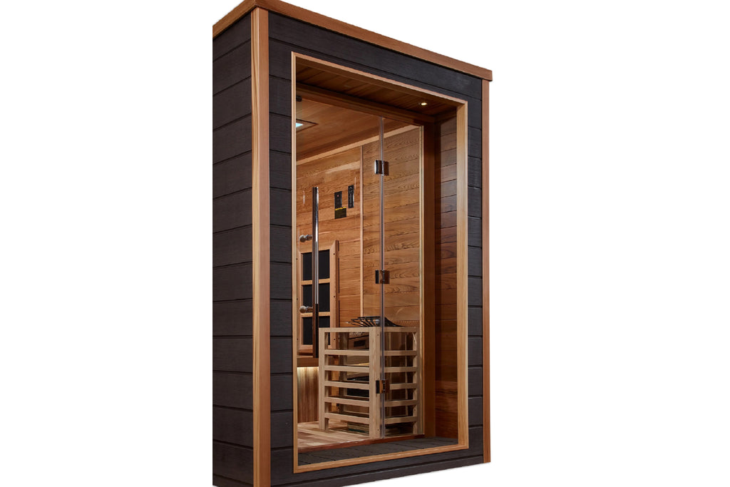 Golden Designs "Karlstad" 6-Person Outdoor/Indoor Hybrid Full Spectrum Sauna