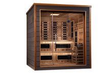 Load image into Gallery viewer, Golden Designs &quot;Karlstad&quot; 6-Person Outdoor-Indoor Hybrid Full Spectrum Sauna
