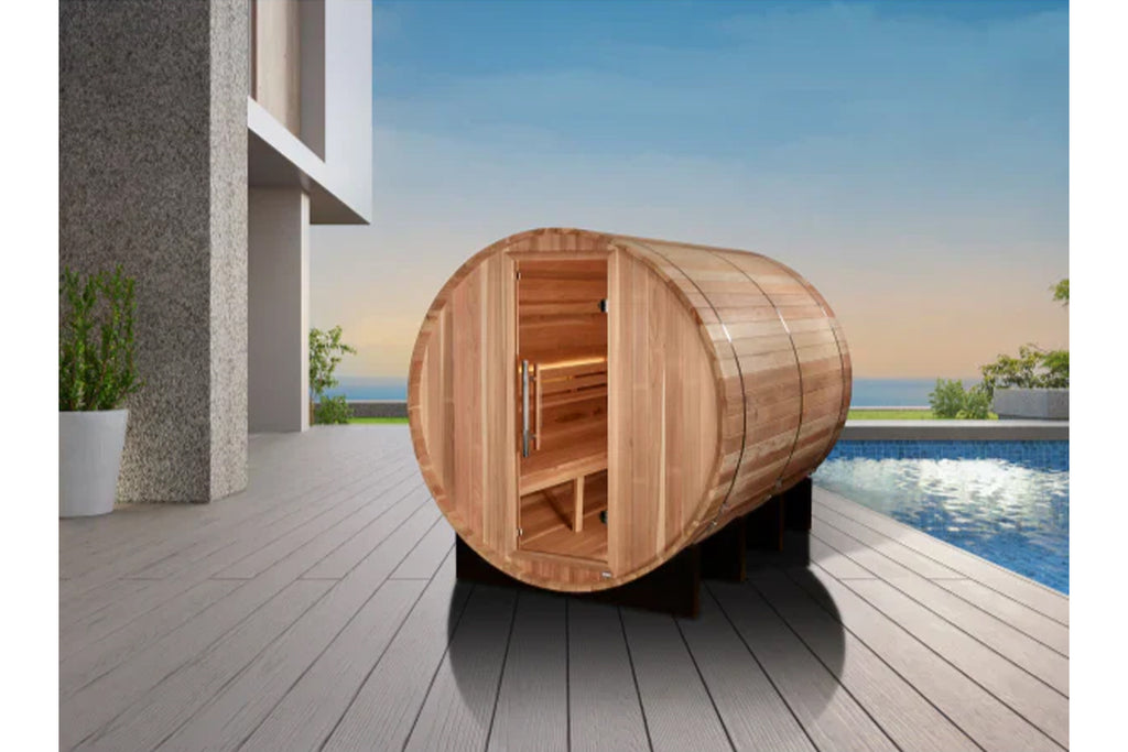 Golden Designs "Klosters" 6 Person Traditional Barrel Sauna