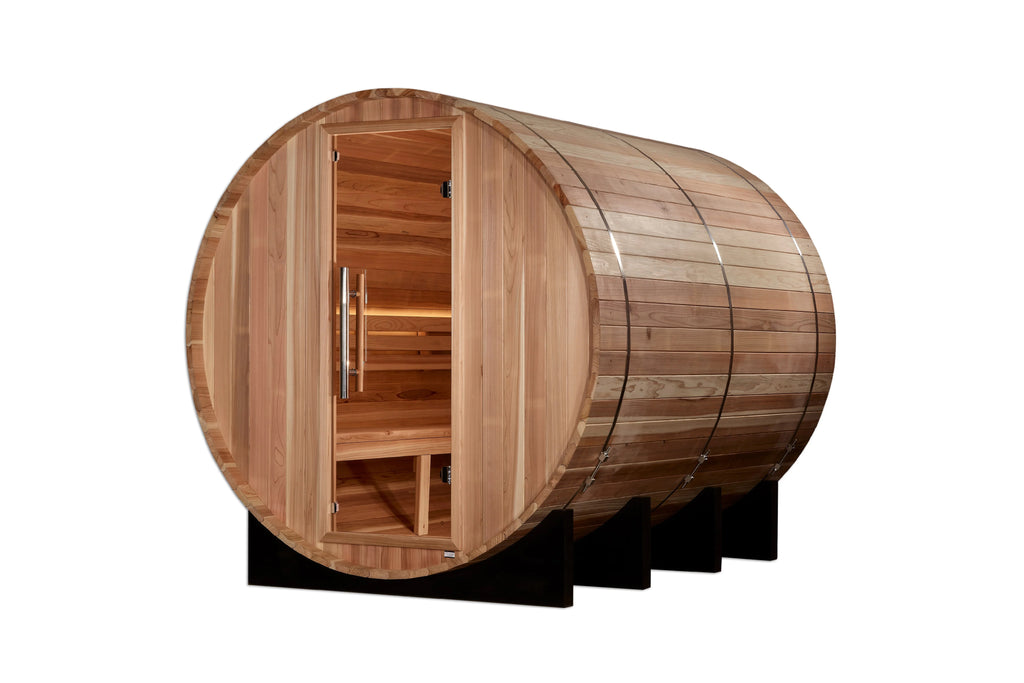 Golden Designs "Klosters" 6 Person Traditional Barrel Sauna