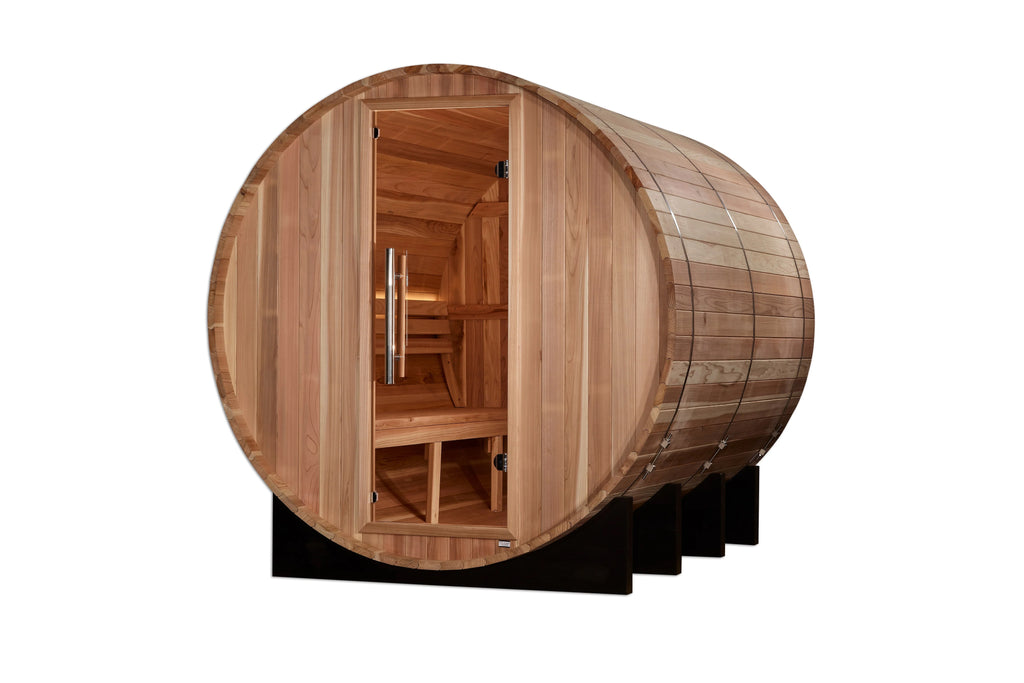 Golden Designs "Klosters" 6 Person Traditional Barrel Sauna