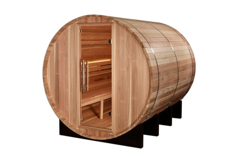 Golden Designs "Klosters" 6 Person Traditional Barrel Sauna