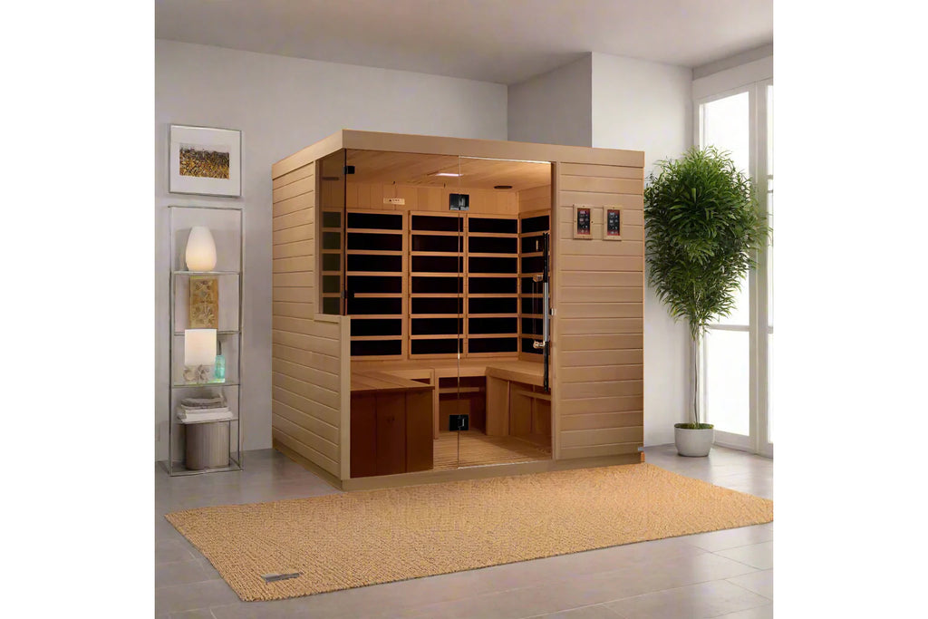 Dynamic "La Sagrada" 6 Person Indoor Ultra Low EMF FAR Infrared Sauna