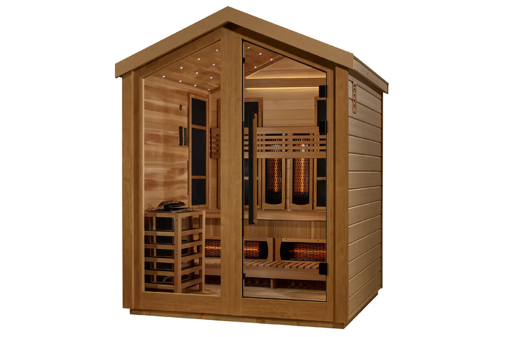 Golden Designs "Loviisa" 3 Person Hybrid Full Spectrum Outdoor Sauna