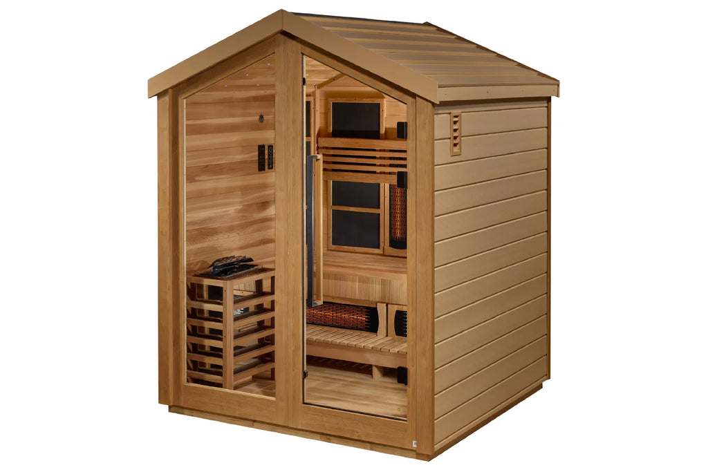 Golden Designs "Loviisa" 3 Person Hybrid Full Spectrum Outdoor Sauna