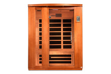 Load image into Gallery viewer, Golden Designs &quot;Lugano&quot; 3-Person Ultra Low EMF FAR Infrared Sauna
