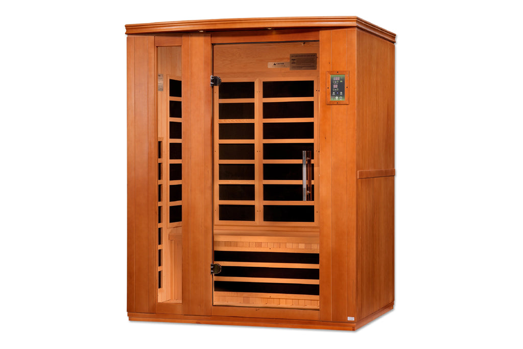 Golden Designs "Lugano" 3-Person Ultra Low EMF FAR Infrared Sauna