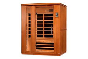 Golden Designs "Lugano" 3-Person Ultra Low EMF FAR Infrared Sauna