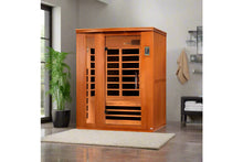 Load image into Gallery viewer, Golden Designs &quot;Lugano&quot; 3-Person Ultra Low EMF FAR Infrared Sauna
