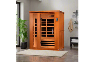 Golden Designs "Lugano" 3-Person Ultra Low EMF FAR Infrared Sauna