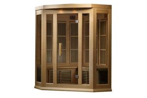 Maxxus 3-Person Corner Low EMF FAR Infrared Sauna