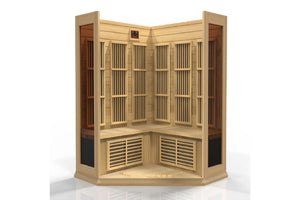 Maxxus 3-Person Corner Low EMF FAR Infrared Sauna