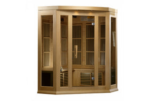 Maxxus 3-Person Corner Low EMF FAR Infrared Sauna