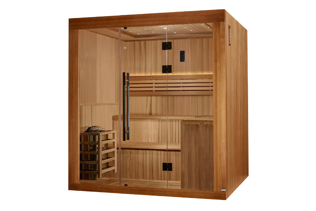 Golden Designs "Osla Edition" 6 Person Traditional Sauna (2025 Edition)