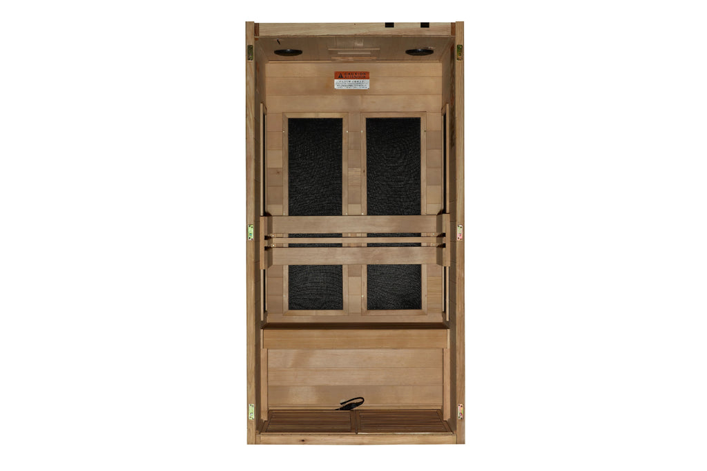 Maxxus S-Line 1-2 Person Low EMF FAR Infrared Sauna (New 2024 Model)