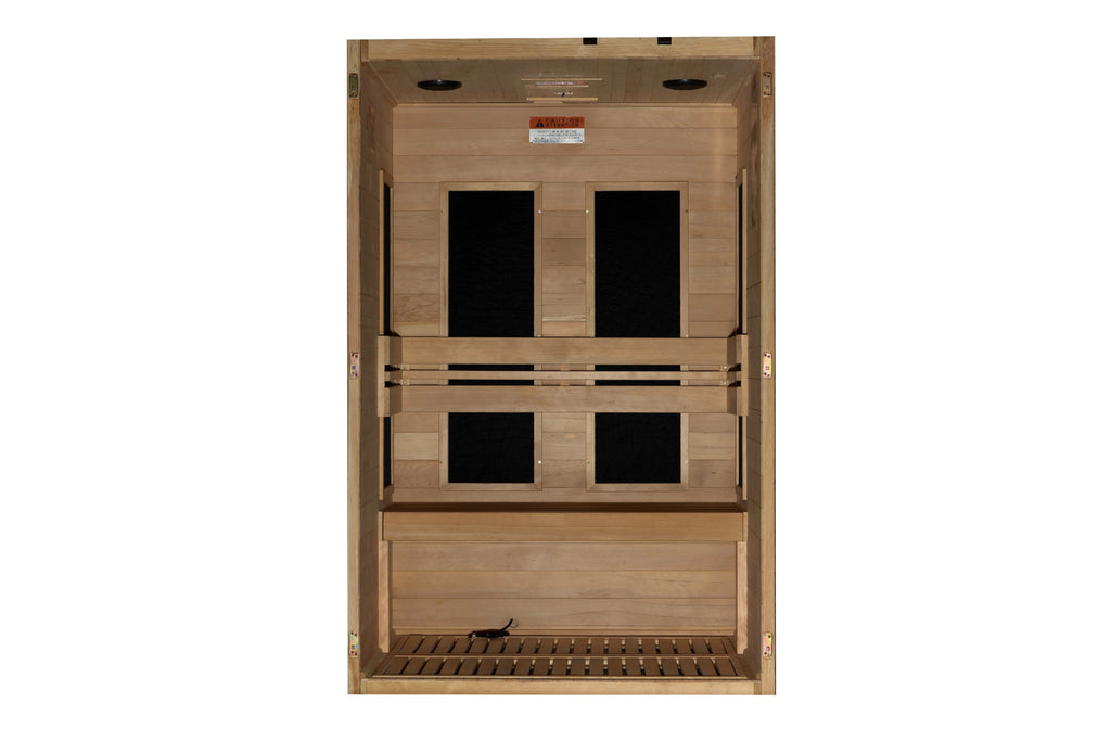 Maxxus S-Line 2-Person Low EMF FAR Infrared Sauna (New 2024 Model)