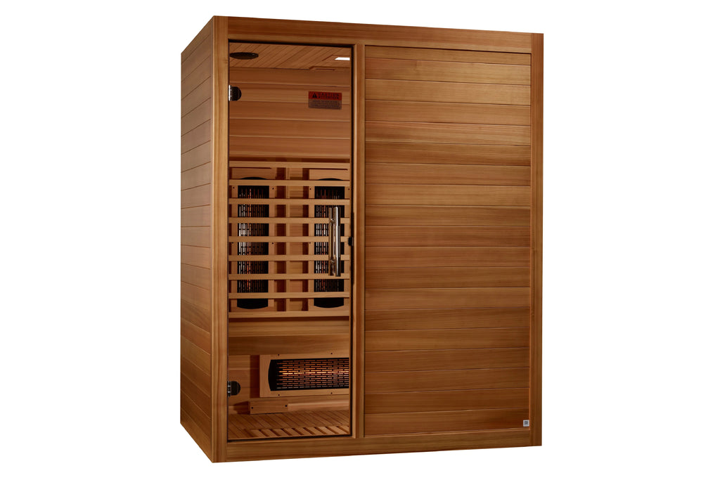 Maxxus S-Line 3-Person Full Spectrum Infrared Sauna (New 2024 Model)