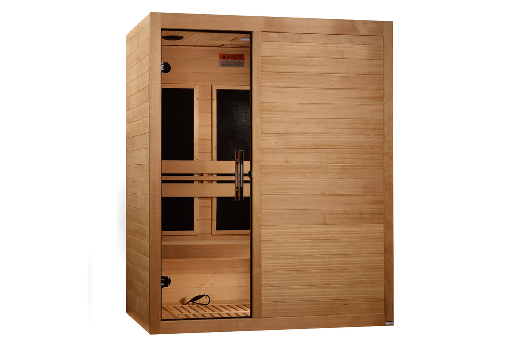 Maxxus S-Line 3-Person Low EMF FAR Infrared Sauna (New 2024 Model)