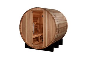 Golden Designs "St. Moritz" 2-Person Traditional Barrel Sauna