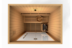 Golden Designs "Sundsvall" 2-Person Indoor/Outdoor Traditional Sauna