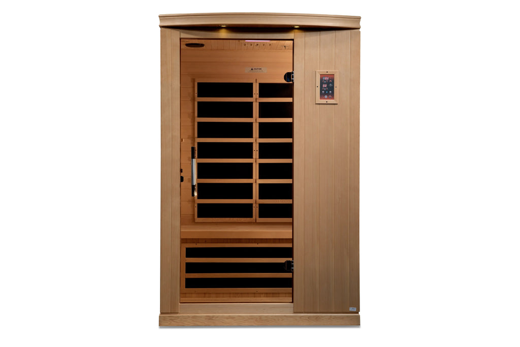 Golden Designs "Venice Elite" 2-Person Ultra Low EMF FAR Infrared Sauna (Wheelchair Accessible)