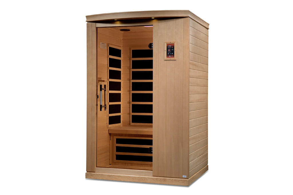 Golden Designs "Venice Elite" 2-Person Ultra Low EMF FAR Infrared Sauna (Wheelchair Accessible)