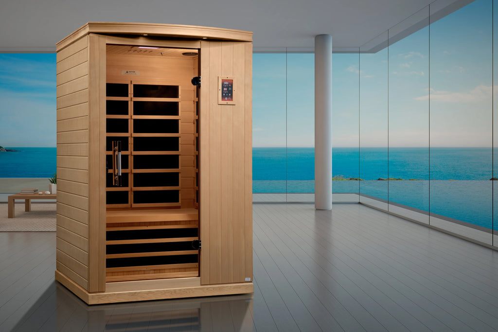 Golden Designs "Venice Elite" 2-Person Ultra Low EMF FAR Infrared Sauna (Wheelchair Accessible)