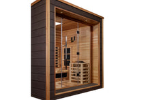 Load image into Gallery viewer, Golden Designs &quot;Visby&quot; 3-Person Outdoor/Indoor PureTech Hybrid Full Spectrum Sauna
