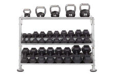 Load image into Gallery viewer, Hoist 48&quot; 2-Tier Dumbbell Rack w/ Optional 3rd Tier (HF-5461-OPT-48)
