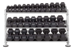 Hoist 60" Dumbbell Rack w/ Optional 3rd Tier (HF-5461-OPT-60)