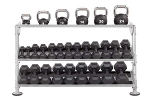 Hoist 60" Dumbbell Rack w/ Optional 3rd Tier (HF-5461-OPT-60)